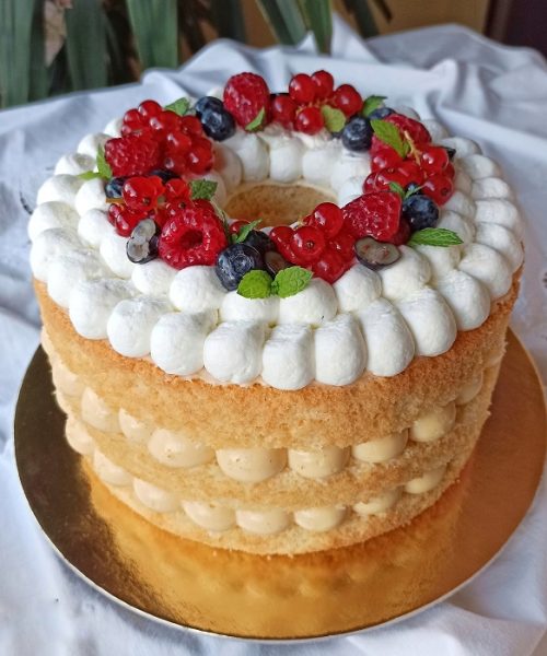 Chiffon Cake ai frutti di bosco @Scatti_gustosi