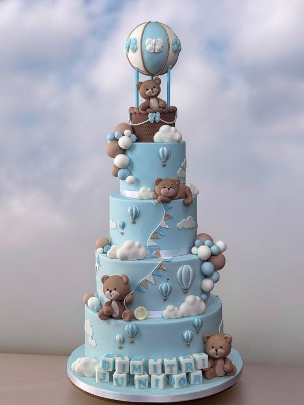 Torta a tema mongolfiera Cake Studio Dolci Creativi