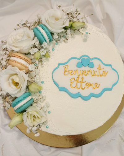 Torta di benvenuto bambino @Scatti_Gustosi