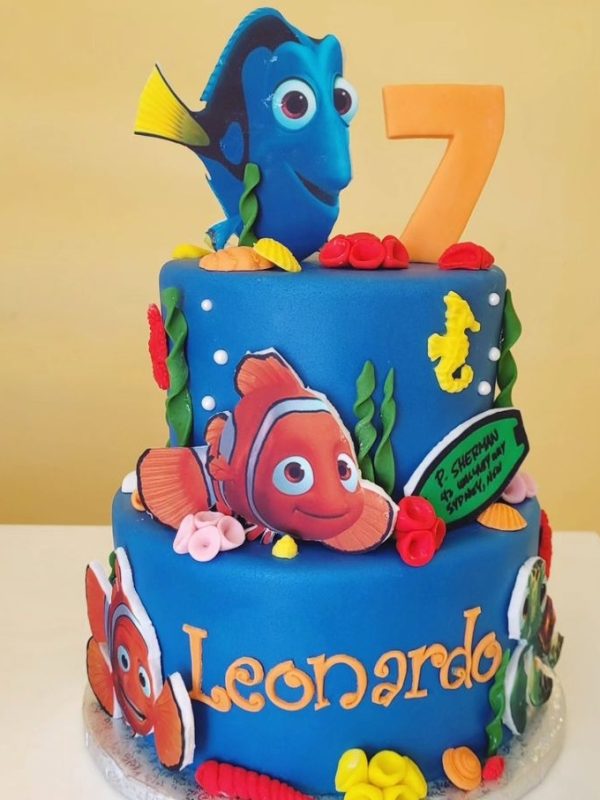 orta di compleanno a tema nemo - Le dolcezze di Liz