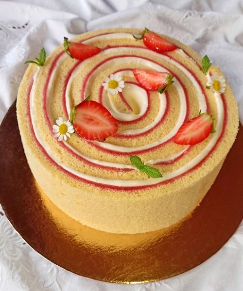Torta fraiser alle fragole @Scatti_gustosi