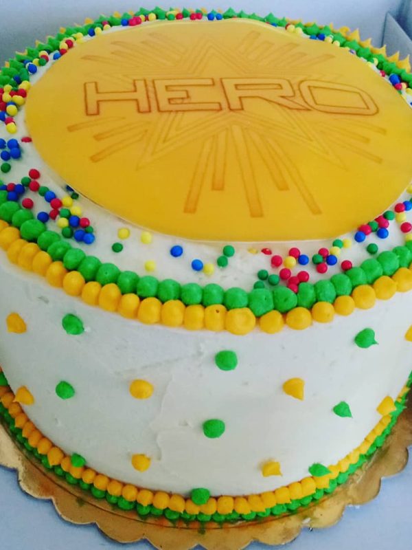 Vanilla cake with buttercream frosting Crave Food Bakery Udine